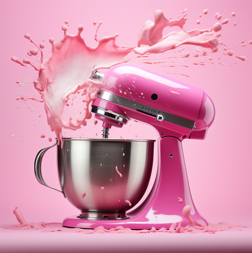 Batidoras Amasadoras Rosa